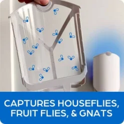 Zevo Indoor Flying Insect Trap Starter Kit For Fruit Flies, Gnats, And House Flies - 4ct -Sunnydaze Decor Store GUEST 30928a34 7f47 420f bc44 425672a43d7f