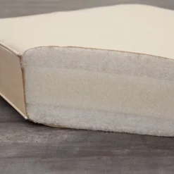 Sunbrella Outdoor Seat Cushion Gray/Cream -Sunnydaze Decor Store GUEST 311531c6 dd60 4841 bdd8 5451bbc3cde3