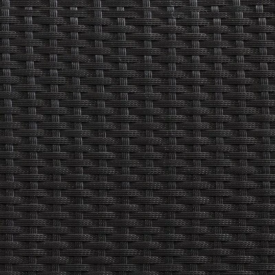 Parksville Rattan Side Table - Black - CorLiving 6 Parksville Rattan Side Table - Black - CorLiving - Image 4