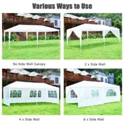 Costway 10'x20' Canopy Tent Heavy Duty Wedding Party Tent 6 Sidewalls W/Carry Bag 14 Costway 10'x20' Canopy Tent Heavy Duty Wedding Party Tent 6 Sidewalls W/Carry Bag -Sunnydaze Decor Store GUEST 33fddcb9 ee89 4dfe bb20 995580599b11