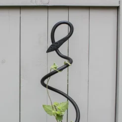 42" Tall Iron Soirak Trellis Gardening Tool Black Powder Coat Finish - Achla Designs -Sunnydaze Decor Store GUEST 3422af6b 84e9 470e 9a18 69d77335c670