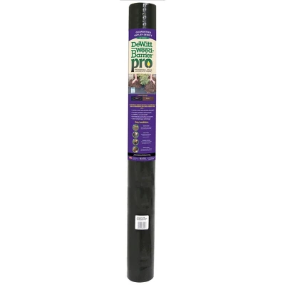 DeWitt Weed Barrier Pro 3-Ounce Commercial And Home Garden Landscape Weed Block Barrier Heavy-Duty Non-Woven Ground Cover Fabric, Black 9 DeWitt Weed Barrier Pro 3-Ounce Commercial And Home Garden Landscape Weed Block Barrier Heavy-Duty Non-Woven Ground Cover Fabric, Black - Image 7