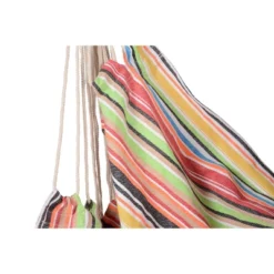 Boho Breeze Swinging Bungalow Hammock Chair - Coral Stripe - Blue Wave -Sunnydaze Decor Store GUEST 343d09a4 8895 459c a964 605253370271