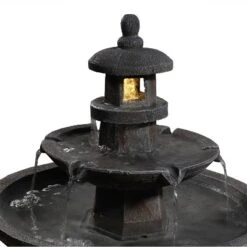Sunnydaze Decor Sunnydaze 40"H Electric Polyresin 2-Tiered Pagoda Outdoor Water Fountain With LED Light 14 Sunnydaze Decor Sunnydaze 40"H Electric Polyresin 2-Tiered Pagoda Outdoor Water Fountain With LED Light -Sunnydaze Decor Store GUEST 346caf8d fb0a 43c2 ab07 2d8fea0e2ddf