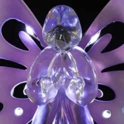 39.25" Metal Angel Solar Stake Purple - Exhart 23 39.25" Metal Angel Solar Stake Purple - Exhart -Sunnydaze Decor Store GUEST 34ab9f56 3d87 460b 9b06 2ac43b927a46