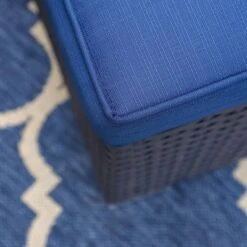 9pc All-Weather Patio Wicker Conversation Set With Cushions - Navy - Captiva Designs -Sunnydaze Decor Store GUEST 34bc29f3 95d7 464a a3dc 28dc47f27dc2 1