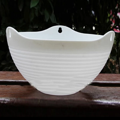 Unique Bargains Home Garden Plant Basket Flower Pot Plant Planters White 10 Pcs 6 Unique Bargains Home Garden Plant Basket Flower Pot Plant Planters White 10 Pcs - Image 4