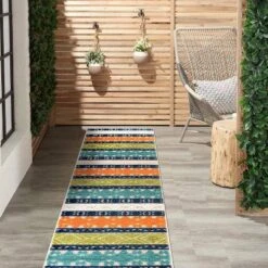 World Rug Gallery Vienna Bohemian Indoor/Outdoor Area Rug -Sunnydaze Decor Store GUEST 35871150 8762 418d 8f17 a6eaa1421af7