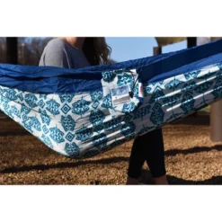 Equip 1Person Travel Hammock - Indigo Ink Dot -Sunnydaze Decor Store GUEST 3625e2fd 8ffb 43f0 b65d cbfe0832497b