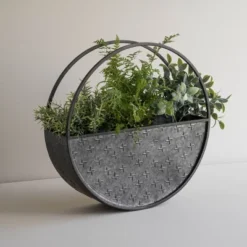 Round Black Metal Wall Planter - Foreside Home & Garden 13 Round Black Metal Wall Planter - Foreside Home & Garden -Sunnydaze Decor Store GUEST 3732d0fa 366e 4a59 a3dc 694a3bc5eda4