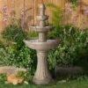 John Timberland Farron Rustic 3 Tier Basin Outdoor Floor Water Fountain With LED Light 46" For Yard Garden Patio Home Deck Porch Exterior Balcony Roof 1 John Timberland Farron Rustic 3 Tier Basin Outdoor Floor Water Fountain With LED Light 46" For Yard Garden Patio Home Deck Porch Exterior Balcony Roof -Sunnydaze Decor Store GUEST 37aa5c62 5c5a 46af 8354 096ee2b73de8