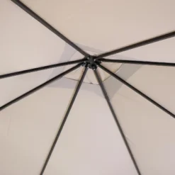 Sunnydaze Decor Sunnydaze Steel Open Gazebo With Weather-Resistant Polyester Fabric Top And Black Metal Frame For Backyard, Garden, Deck Or Patio - 10' X 10' - Gray -Sunnydaze Decor Store GUEST 37b716ef e952 48f0 aa8b 642b25584d6f