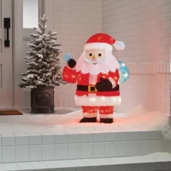 32" Tinsel Santa Christmas Novelty Sculpture Light With 4 Interchangeable Faces - Wondershop™ 12 32" Tinsel Santa Christmas Novelty Sculpture Light With 4 Interchangeable Faces - Wondershop™ -Sunnydaze Decor Store GUEST 387ccf35 7cdb 47d3 b44f 7c9161414aba