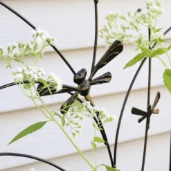 Sunnydaze Decorative Steel Metal Dragonfly Delight Design Garden Trellis - 55.75" H - Black - 2-Pack -Sunnydaze Decor Store GUEST 38f1ee75 3962 480f a513 46079f8310ab
