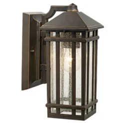 Kathy Ireland Sierra Craftsman Mission Outdoor Wall Light Fixtures Set Of 2 Rubbed Bronze 10 1/2" Seedy Glass Panels For Post Exterior Light Barn Deck 11 Kathy Ireland Sierra Craftsman Mission Outdoor Wall Light Fixtures Set Of 2 Rubbed Bronze 10 1/2" Seedy Glass Panels For Post Exterior Light Barn Deck -Sunnydaze Decor Store GUEST 38fe3745 aea1 4a48 9ae7 b7b069b6bbb0