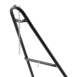 Jomeed Universal Multi Use Heavy Duty Steel 2 Person Indoor Outdoor Hammock Stand With Stabilizing Feet For Hammocks 9.5 To 14 Feet Long, Black