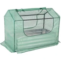Sunnydaze Decor Sunnydaze Steel Raised Garden Bed With Greenhouse Cover - Green 25 Sunnydaze Decor Sunnydaze Steel Raised Garden Bed With Greenhouse Cover - Green -Sunnydaze Decor Store GUEST 3b6cd409 49c1 487a acc4 7b870bbc16a6