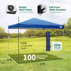Caravan Canopy V-Series 10 X 10' 2 Straight Leg Sidewall Kit & V-Series II 10 X 10' Entry Level Angled Leg Instant Canopy For Recreational Uses 8 Caravan Canopy V-Series 10 X 10' 2 Straight Leg Sidewall Kit & V-Series II 10 X 10' Entry Level Angled Leg Instant Canopy For Recreational Uses -Sunnydaze Decor Store GUEST 3d032476 60e4 4c14 bd9e fa96c1da582e