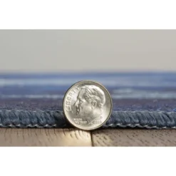 Caspian Washable Outdoor Rug Blue/Light Blue - Linon -Sunnydaze Decor Store GUEST 3d0ed0c9 32ec 4098 9def 86d62b2cbd13