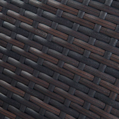 4pc Wicker Patio Sectional Seating Set With Cushions - Brown/Blue - GODEER 16 4pc Wicker Patio Sectional Seating Set With Cushions - Brown/Blue - GODEER - Image 14