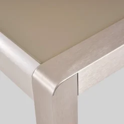 Aviara 2pc Aluminum Patio Loveseat & Coffee Table Set - Khaki - Christopher Knight Home -Sunnydaze Decor Store GUEST 3eeecb13 f766 4bc4 b87b ef920ce246cf