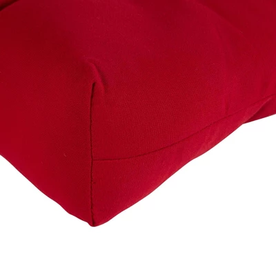Outdoor Solid Jockey Red Sunbrella Swing/Bench Cushion - Kensington Garden 6 Outdoor Solid Jockey Red Sunbrella Swing/Bench Cushion - Kensington Garden - Image 4
