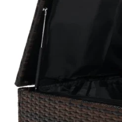 6pc Wicker Outdoor Conversation Set Royal Blue/Dark Brown - EDYO LIVING -Sunnydaze Decor Store GUEST 3ffd5d66 4318 437a 9955 c1206c8981c5 1