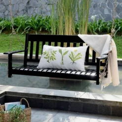 Cambridge Casual Alston Outdoor Porch Swing -Sunnydaze Decor Store GUEST 4007b521 0825 4099 91f9 f01c77cdf7dc