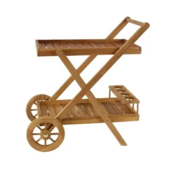 Trolley Patio Outdoor Serving Cart - Olivia & May -Sunnydaze Decor Store GUEST 4013fac2 db53 4328 bc66 182eda98b25e