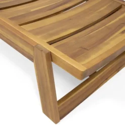 Kyoto 3pc Outdoor Acacia Wood Chaise Lounge Set - Teak/Yellow - Christopher Knight Home 11 Kyoto 3pc Outdoor Acacia Wood Chaise Lounge Set - Teak/Yellow - Christopher Knight Home -Sunnydaze Decor Store GUEST 41305d3e c732 413e aae8 84afc61cd4c2