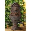 John Timberland Imperial Lion Acanthus Rustic Outdoor Floor Wall Water Fountain With LED Light 50" For Yard Garden Patio Home Deck Porch House Balcony -Sunnydaze Decor Store GUEST 41e24ec0 16fb 482b 80f3 196a51584d07