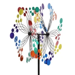 24" X 75" Giant Metal Kinetic Garden Stake - Starry Night - Exhart 17 24" X 75" Giant Metal Kinetic Garden Stake - Starry Night - Exhart -Sunnydaze Decor Store GUEST 41e623fa 3b08 45bf b576 c59c9efaac7b