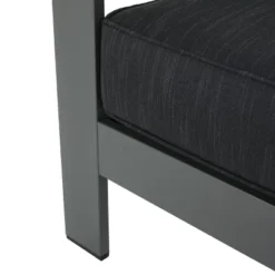 Cape Coral Set Of 4 Aluminum Club Chair - Gray/Dark Gray - Christopher Knight Home -Sunnydaze Decor Store GUEST 42fb9e2a 5af5 4f11 987f 95dc3aa7e3f0