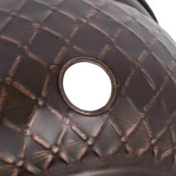 BirdRock Home Decorative Water Hose Pot - Open Top - Steel Metal With Copper Accents - 100ft -Sunnydaze Decor Store GUEST 430368c5 a5ad 4ad9 9b9d fd5bf028b84a