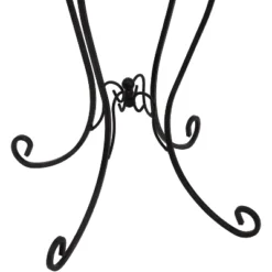 Sunnydaze Decor Sunnydaze Outdoor Graceful Curved Steel Gazing Globe Stand - 18.25" - Black -Sunnydaze Decor Store GUEST 435bffd4 2bc0 442c 8db2 7c89b380717b