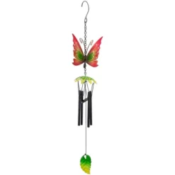 Northlight 19" Red Metal Butterfly Outdoor Garden Windchime 9 Northlight 19" Red Metal Butterfly Outdoor Garden Windchime -Sunnydaze Decor Store GUEST 4364588d b526 412b 8164 a9688f4a175e