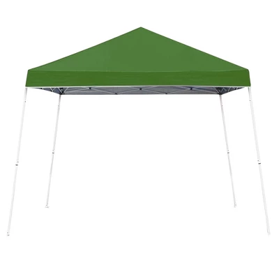 Z Shade 10x10 Foot Angled Leg Instant Shade Canopy Tent Portable Shelter, Green & Durable Plastic 5 Pound Canopy Tent Leg Weight Plates, Set Of 4 3 Z Shade 10x10 Foot Angled Leg Instant Shade Canopy Tent Portable Shelter, Green & Durable Plastic 5 Pound Canopy Tent Leg Weight Plates, Set Of 4