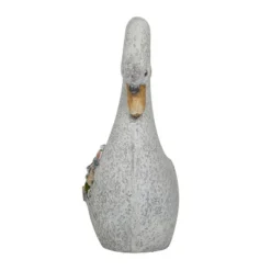 Olivia & May 11" Wide Traditional Duck Rectangular Fiberglass Planter Pot Gray -Sunnydaze Decor Store GUEST 44e61d37 c62f 489d aa92 6c728cbe8574