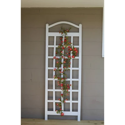 76" Cambridge Vinyl Trellis - White - Dura-Trel 4 76" Cambridge Vinyl Trellis - White - Dura-Trel - Image 2