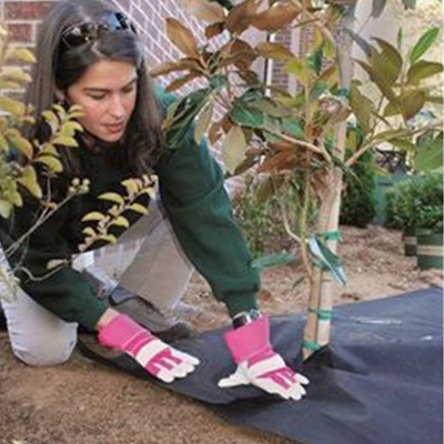 DeWitt Weed Barrier Pro 3-Ounce Commercial And Home Garden Landscape Weed Block Barrier Heavy-Duty Non-Woven Ground Cover Fabric, Black 5 DeWitt Weed Barrier Pro 3-Ounce Commercial And Home Garden Landscape Weed Block Barrier Heavy-Duty Non-Woven Ground Cover Fabric, Black - Image 3