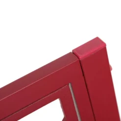 Metal Patio Bench With Steel Frame - Red - Captiva Designs -Sunnydaze Decor Store GUEST 4567925d 0900 4dea 8e78 95f1e562390a