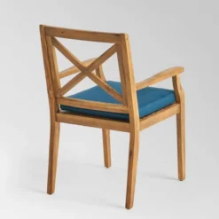 Pines 7pc Acacia Oval Wood Dining Set - Christopher Knight Home -Sunnydaze Decor Store GUEST 456ea8b9 58bd 444e 9da8 762dc9498490