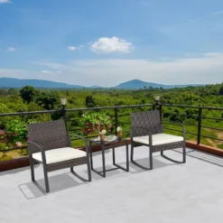 Saint Birch 3pcs Wicker Rocker Set -Sunnydaze Decor Store GUEST 45c1c5f4 747e 425d b068 391f5d885814