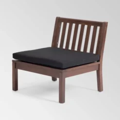 Caswell 4pc Acacia Wood Chat Set - Christopher Knight Home -Sunnydaze Decor Store GUEST 45edfe56 9b0f 4d5f 9c79 08e51a54b9ea