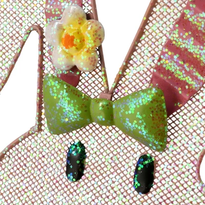 National Tree Company Set Of 3 24" Metal Easter Bunny Garden Stakes 4 National Tree Company Set Of 3 24" Metal Easter Bunny Garden Stakes - Image 2