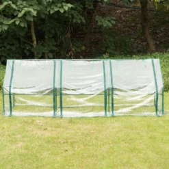 Gardenised Green Outdoor Waterproof Portable Plant Greenhouse With 2 Clear Zippered Windows -Sunnydaze Decor Store GUEST 489e4be2 c836 489c b3dc 72a25d6201b1