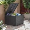 Santa Rosa Wicker Patio Storage Ottoman - Gray - Christopher Knight Home -Sunnydaze Decor Store GUEST 489f70fb 891b 41d1 9dd3 bcce0e880840