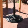 Sunnydaze Decor Sunnydaze Outdoor Heavy-Duty Cast Iron Decorative Patio Yard Round Umbrella Base Stand - 18" - Black -Sunnydaze Decor Store GUEST 4904a0e8 24f9 4348 86cf 0fdcb46875a9