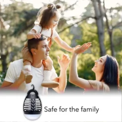 Dartwood Outdoor Bug Zapper - Waterproof, USB Rechargeable And Battery Powered Mosquito Killer, Insect Trap And Fly Swatter -Sunnydaze Decor Store GUEST 4932a8bc 8489 4798 8f61 411bf30ce2f6 1
