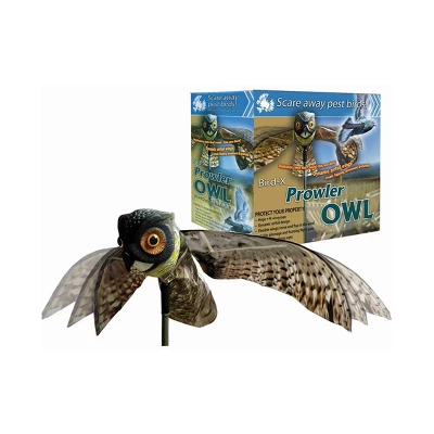 2pk 23" Prowler Owl Decoy With Wings - Bird-X 4 2pk 23" Prowler Owl Decoy With Wings - Bird-X - Image 2